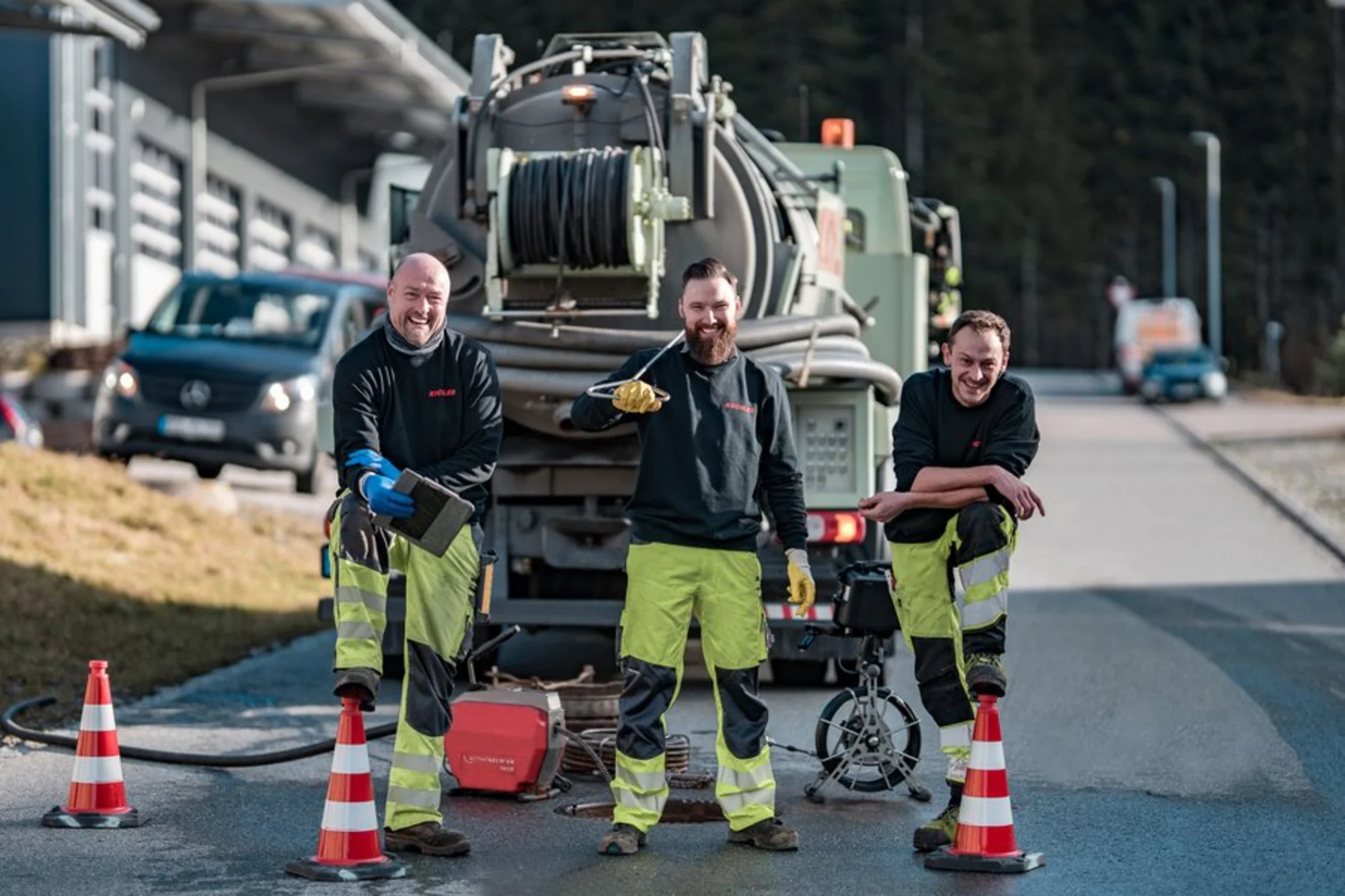 Rohrreinigung bei verstopftem Abfluss