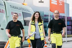 Kanalreinigung mit Hochdruckspülung