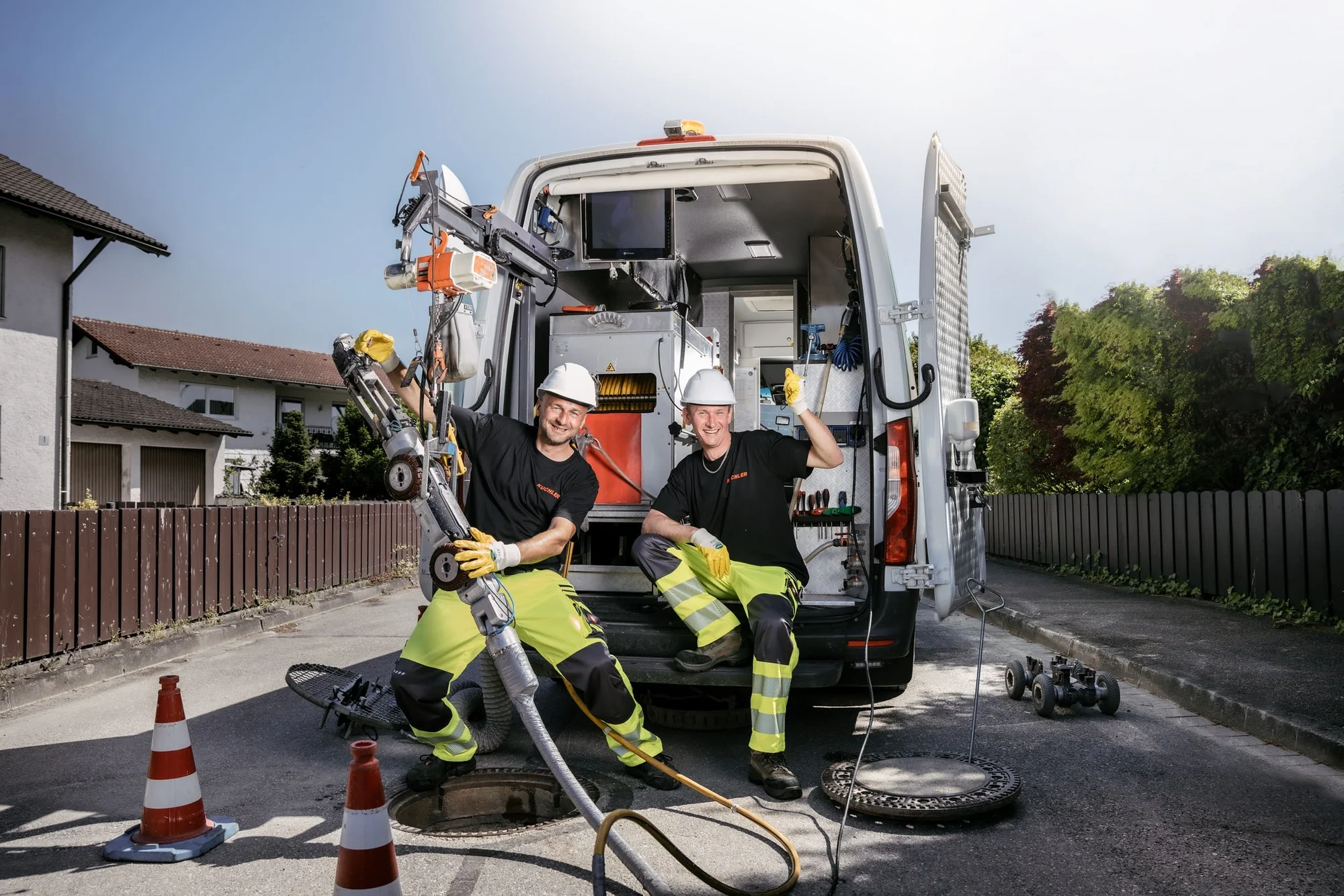 Ablauf bei Kanal und Rohrreinigung